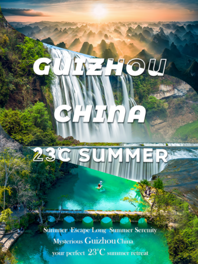 Escape to China’s Mysterious Guizhou and enjoy a cool 23°C summer retreat.