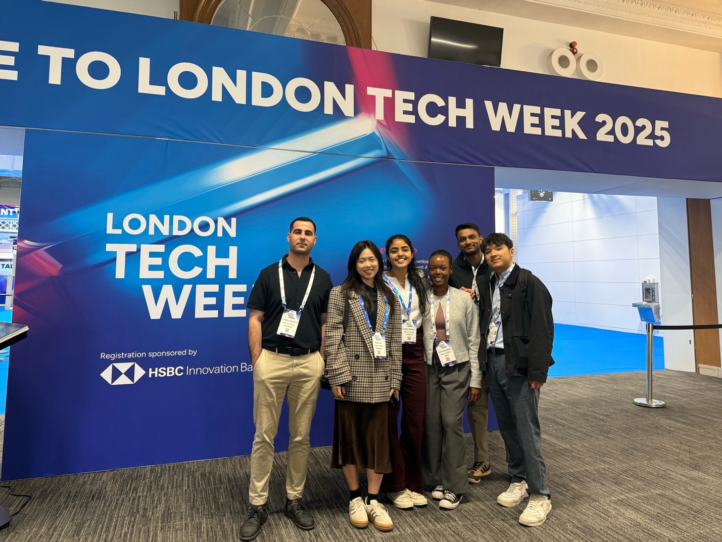 The Novum Studio team at London Tech Week 2025.