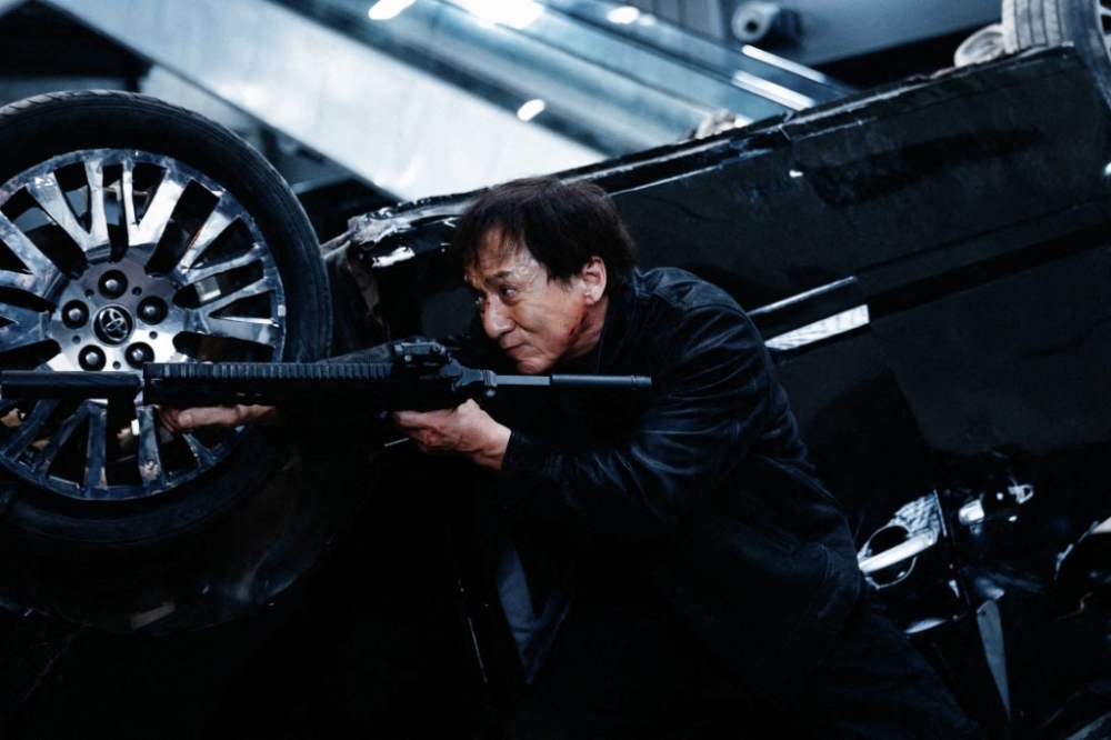 Jackie Chan in a scene from ‘The Shadow’s Edge’. The author argues that Jackie Chan’s last decade of films — filled with repentant fathers, estranged children and emotional pleas — reads like a six-movie message to his real-life kids, a cinematic attempt at reconciliation playing out on screen long before it happens in real life. — AFP pic