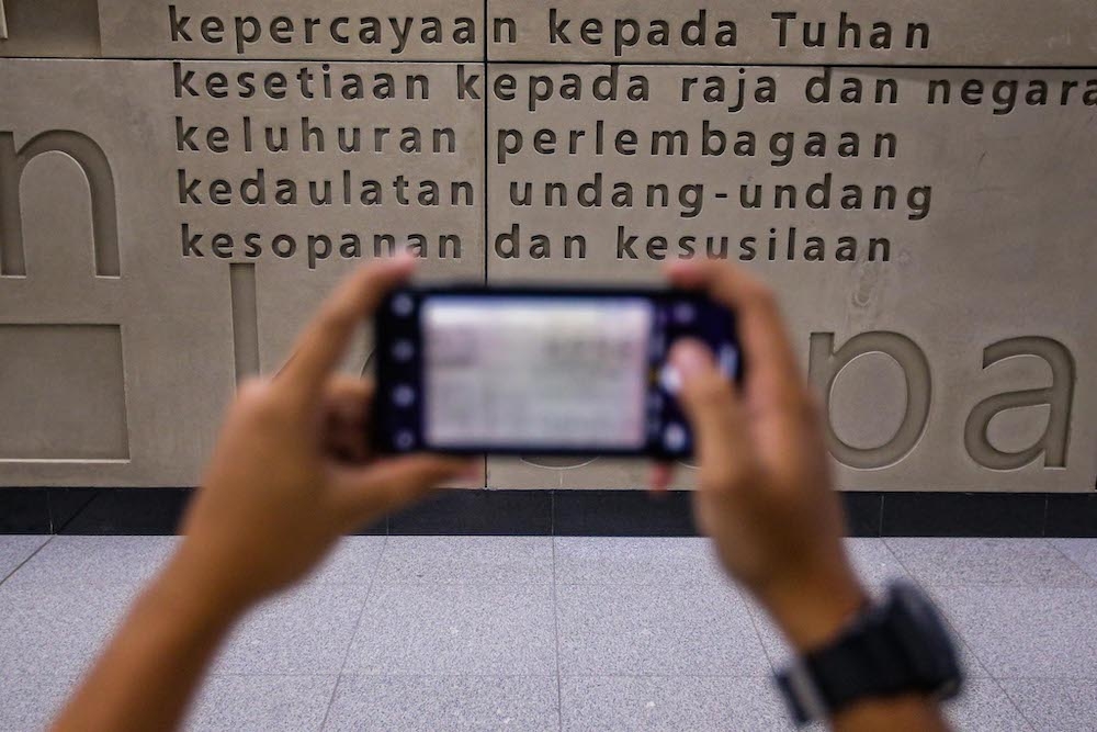 The Rukun Negara was meant to be the sail and anchor of our nation and its guiding philosophy. — Picture by Hari Anggara