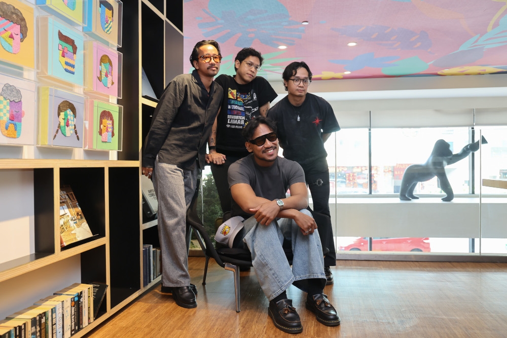.Feast has been around since 2012 and initially thought that their ‘Membangun & Menghancurkan’ album would be their last before success came knocking. — Picture by Yusof Isa