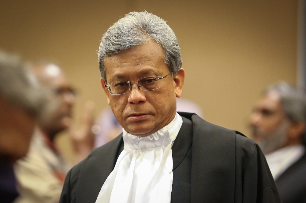 1MDB trial judge Datuk Collin Lawrence Sequerah said Najib was not a ‘humble employee’, but a person in exalted position who abused and betrayed the trust placed in him. — Picture by Yusof Isa