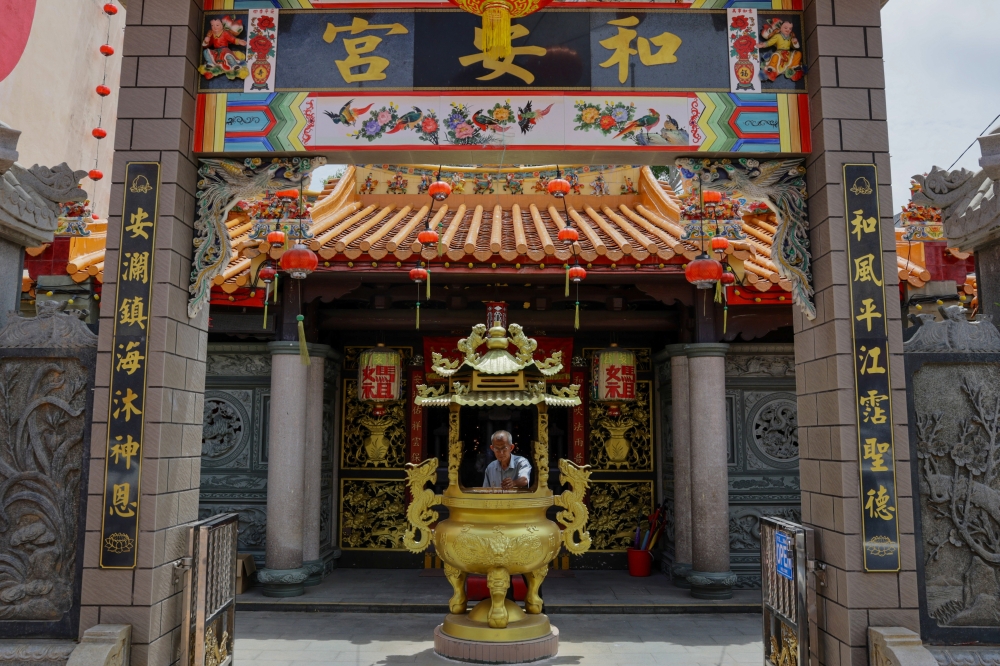 The Ho Ann Kiong Temple in Kampung Cina, Kuala Terengganu. — Bernama pic