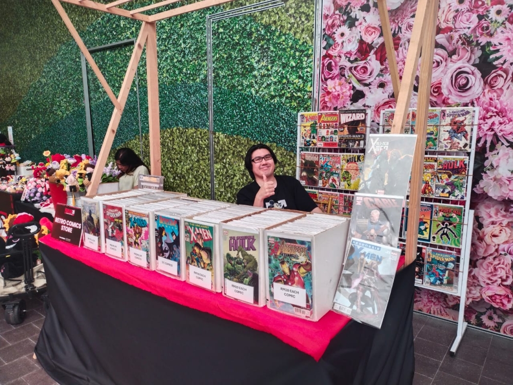 Jeremy Shia from Retro Comics. — Picture by Ian Jeremiah Patrick
