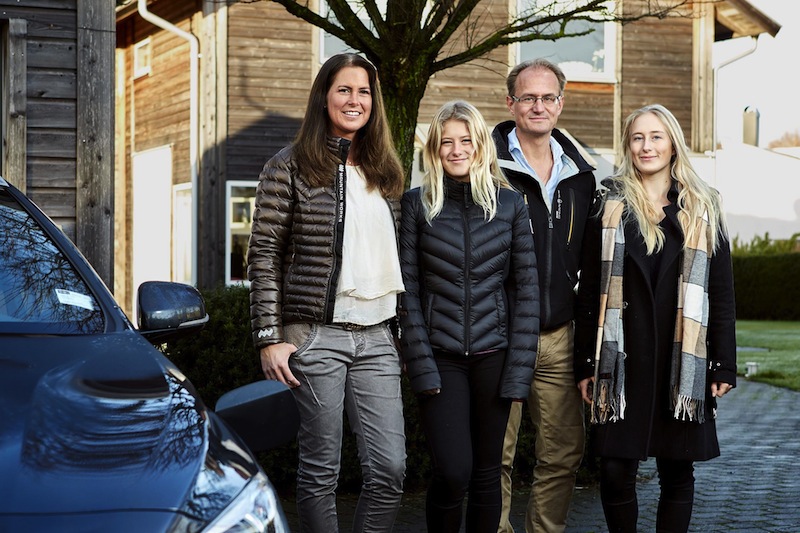 The Hain family, from Gothenburg in Sweden, are the first people chosen to take part in a real-life autonomous drive research program using real cars, in real traffic. u00e2u20acu201d AFP pic