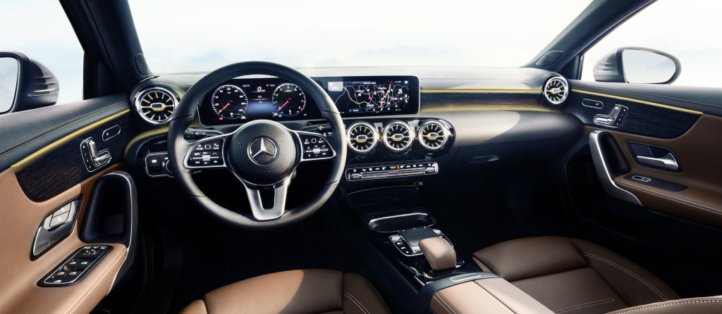 Inside the 2018 Mercedes-Benz A-Class. u00e2u20acu201d AFP pic