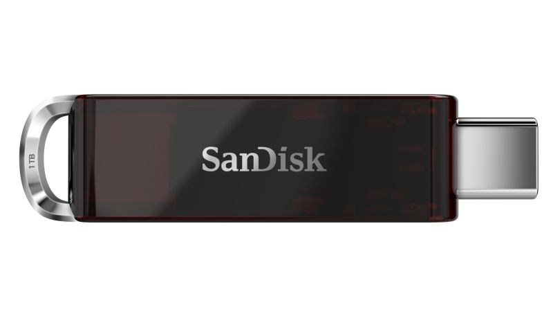 Billed as the smallest of its kind, this 1TB USB Type-C flash drive is currently still a prototype, and there's no word on when it might come to market or at what price. u00e2u20acu2022 AFP pic
