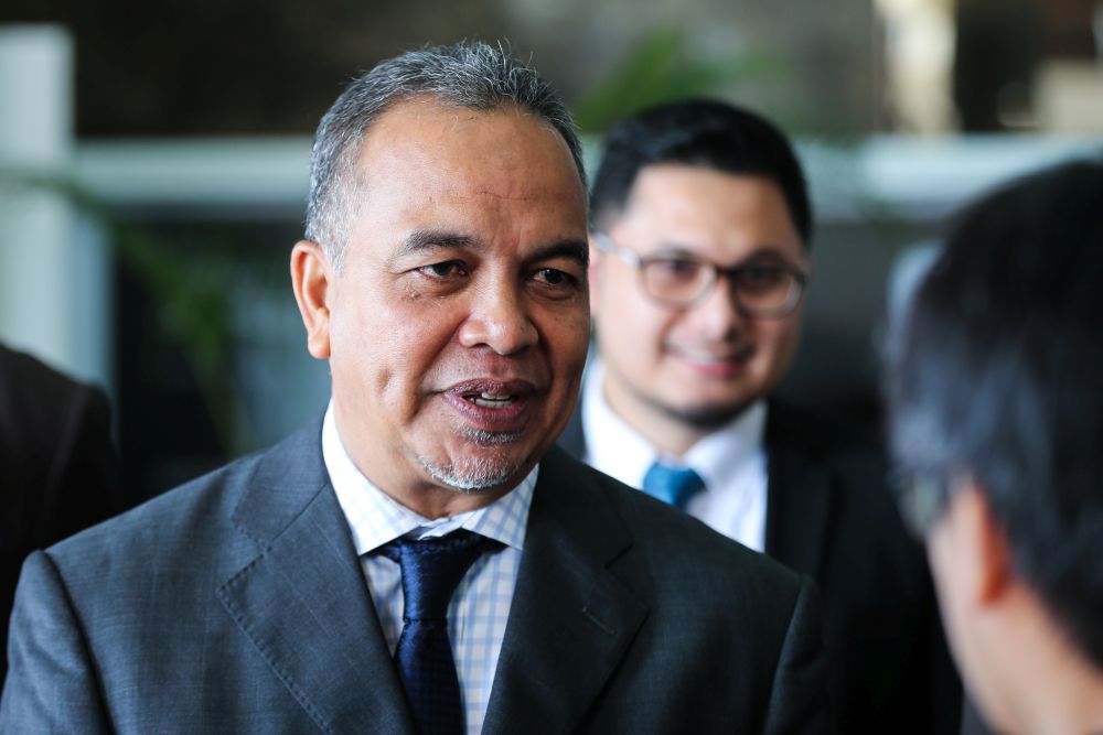 Deputy Finance Minister Datuk Ir Amiruddin Hamzah speaks to reporters July 26, 2018. u00e2u20acu201d Picture by Ahmad Zamzahuri