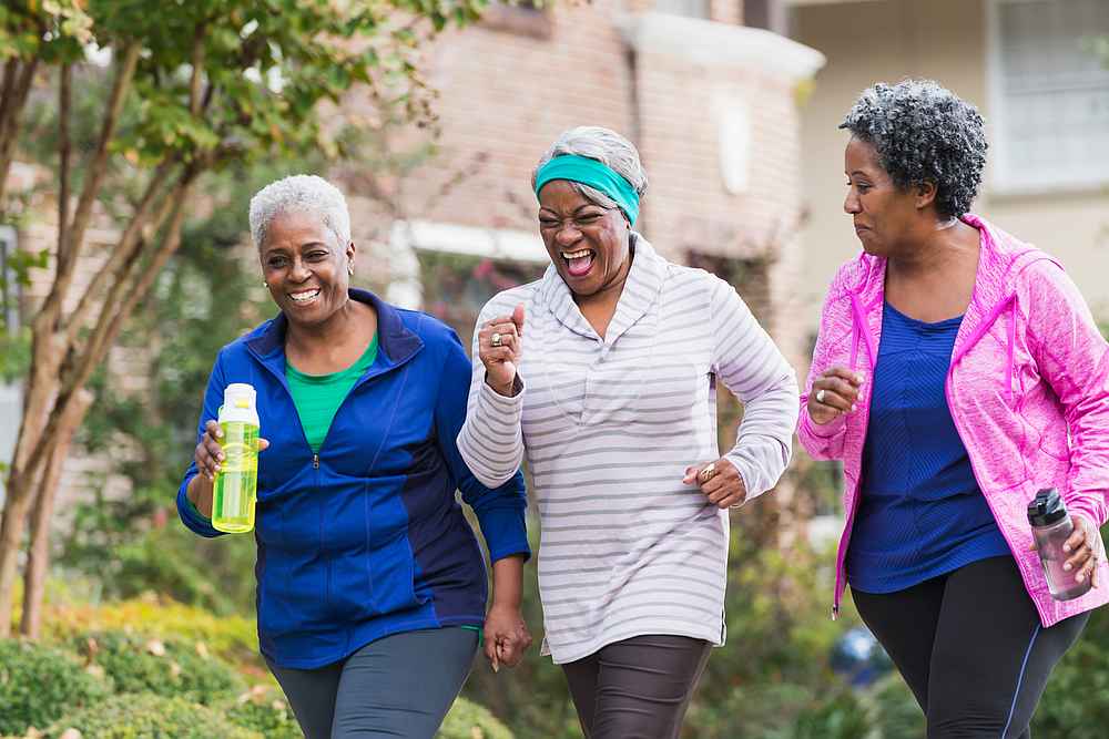 Living in an area which is highly walkable could help you live to a ripe old age, according to new research. u00e2u20acu201d Susan Chiang/ Istock.com pic via AFP