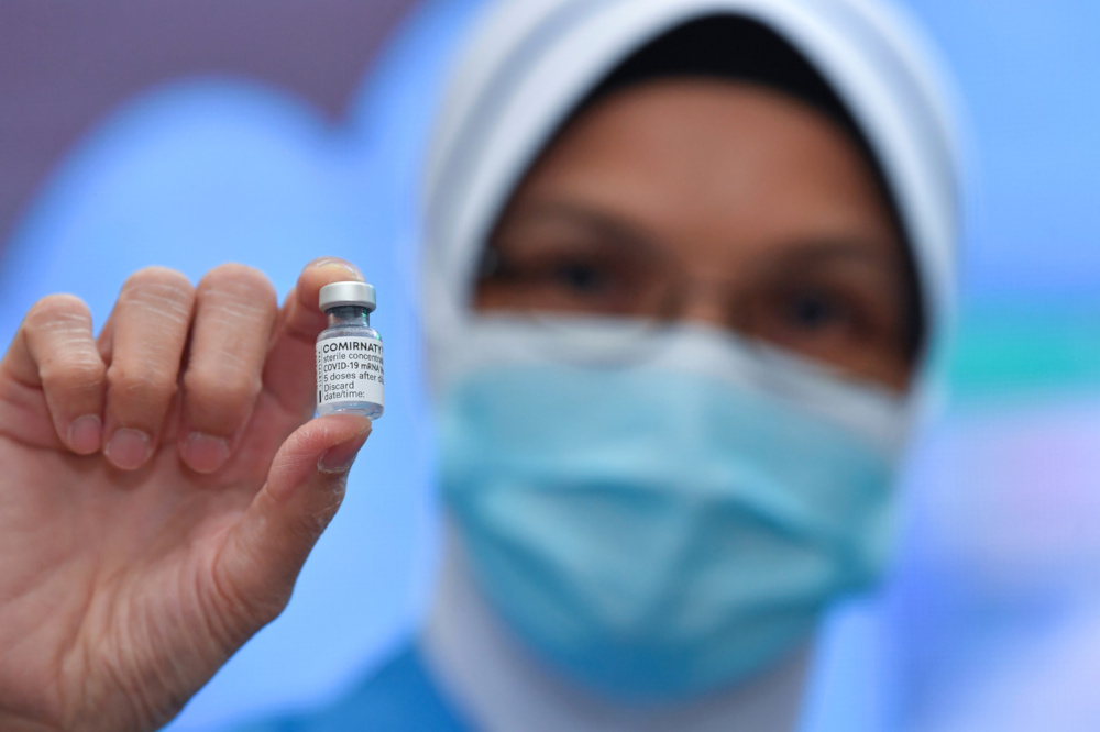The vaccine rollout in Malaysia has been criticised for its pace. — Bernama pic 