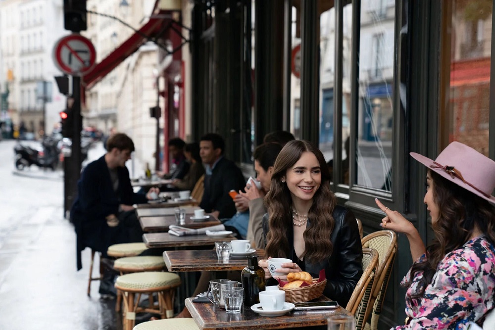 Lily Collins was nominated for a Golden Globe for Best Actress in a Comedy Series in 2021 for her role as Emily Cooper in u00e2u20acu02dcEmily in Parisu00e2u20acu2122 on Netflix. u00e2u20acu201d Picture courtesy of Netflix via ETX Studio