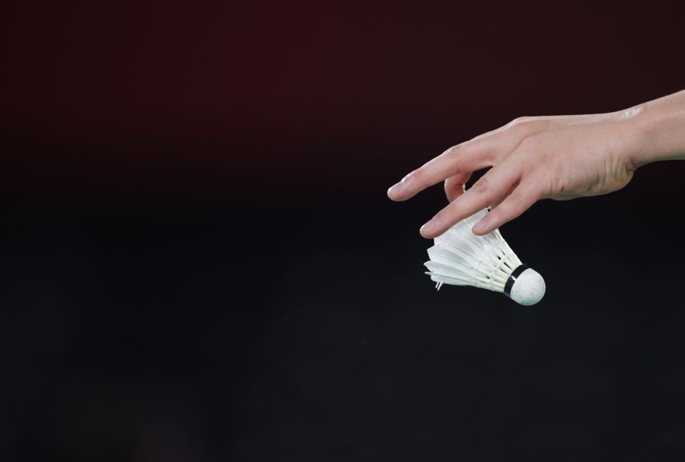 Heo Kwang-Hee of South Korea holds a shuttlecock during the match against Timothy Lam of the United States at the Musashino Forest Sport Plaza during the Tokyo 2020 Olympics July 26, 2021. u00e2u20acu201d Reuters pic
